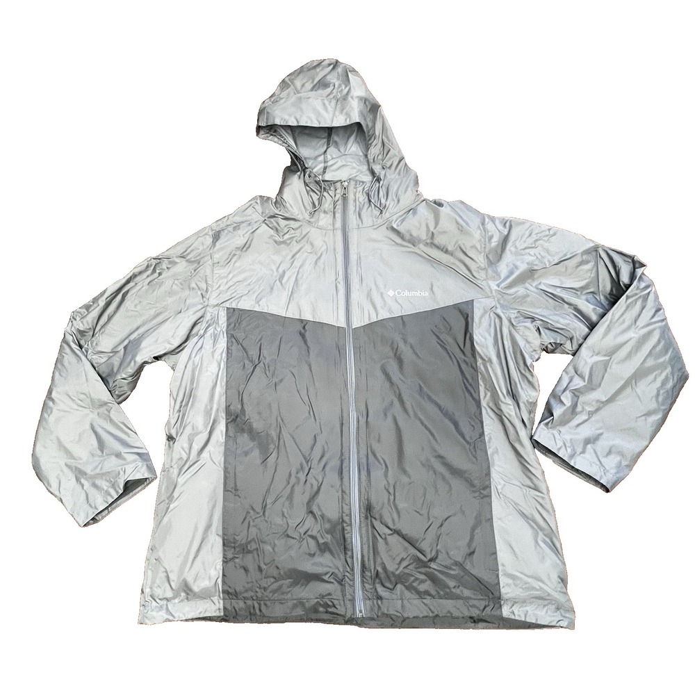 COLUMBIA Interchange Men's 3-in-1 Ski Fleece Jacket XXL 2 Tone Gray EUC‎